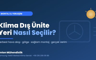 Klima Dış Ünite Yeri Nasıl Seçilir?
