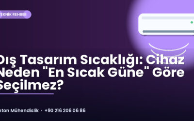 Dış Tasarım Sıcaklığı: Cihaz Neden “En Sıcak Güne” Göre Seçilmez?