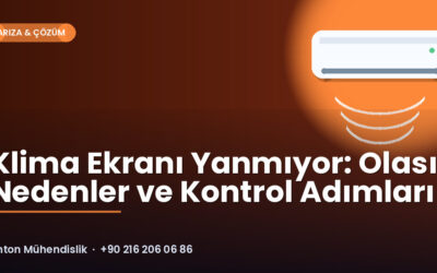 Klima Ekranı Yanmıyor: Olası Nedenler ve Kontrol Adımları