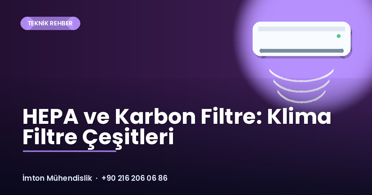 HEPA ve Karbon Filtre: Klima Filtre Çeşitleri HEPA ve Karbon Filtre: Klima Filtre Çeşitleri