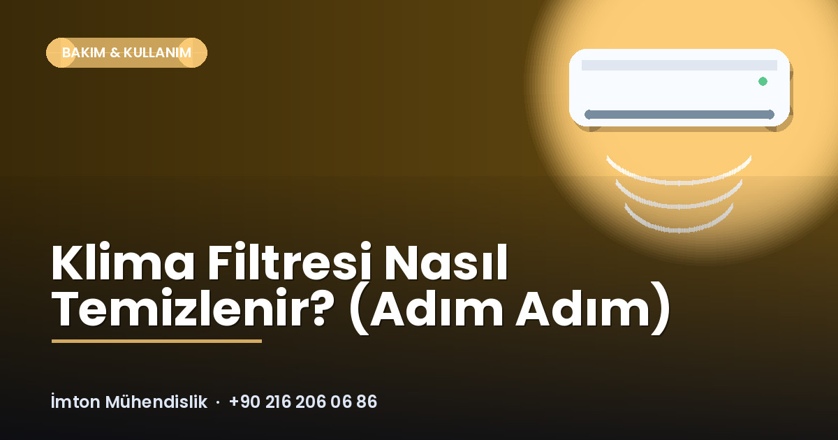 Klima Filtresi Nasıl Temizlenir? (Adım Adım) Klima Filtresi Nasıl Temizlenir? (Adım Adım)