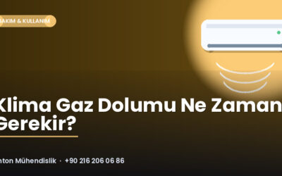 Klima Gaz Dolumu Ne Zaman Gerekir?