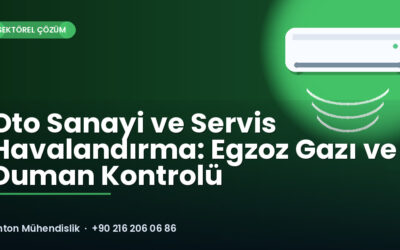 Oto Sanayi ve Servis Havalandırma: Egzoz Gazı ve Duman Kontrolü