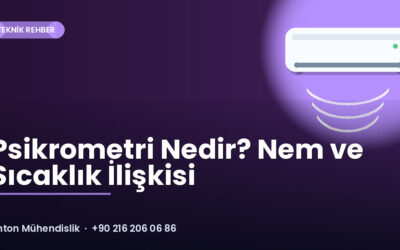 Psikrometri Nedir? Nem ve Sıcaklık İlişkisi
