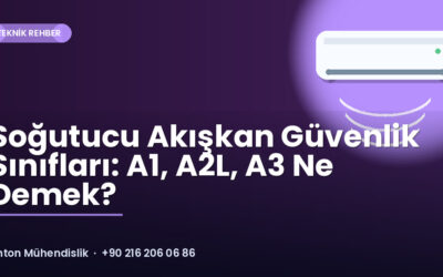 Soğutucu Akışkan Güvenlik Sınıfları: A1, A2L, A3 Ne Demek?