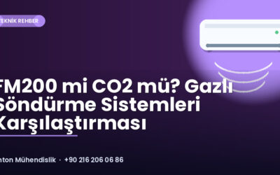FM200 mi CO2 mü? Gazlı Söndürme Sistemleri Karşılaştırması